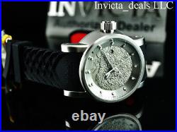 Invicta Men's S1 YAKUZA Dragon AUTOMATIC NH35A SILVER DIAL Black & Red SS Watch