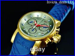 Invicta Men's S1 Yakuza DRAGON Swiss Chronograph Silver Dial Gold Tone SS Watch
