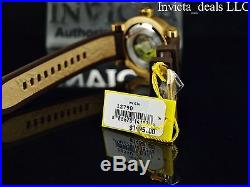 Invicta Men's S1 Yakuza Dragon 18K Gold IP Automatic NH35A SS Brown Strap Watch