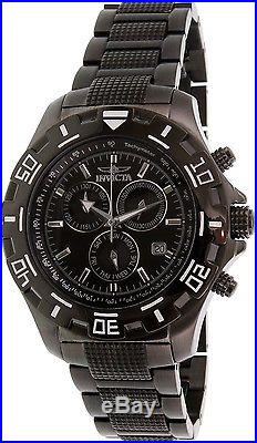 Invicta Men's Specialty 6412 Black Stainless-Steel Swiss Chronograph Watch
