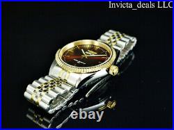 Invicta Men's Specialty JUBILEE Quartz BROWN DIAL Two Tone Stainless Steel Watch