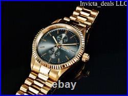 Invicta Men's Specialty JUBILEE Rose Tone CHARCOAL DIAL Stainless Steel Watch