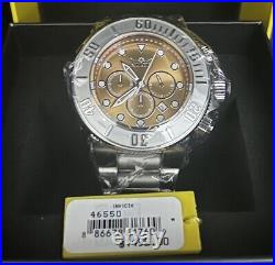 Invicta Men's Subaqua 52mm Silver Chronograph Dial Stainless Steel Band Watch BN