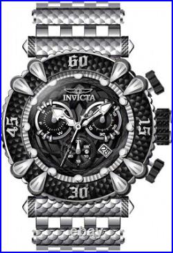 Invicta Men's Subaqua Black Dial Swiss Quartz 52mm Stainless Steel Chrono Watch