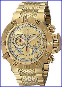 Invicta Men's Subaqua Chronograph 500m Gold Plated Stainless Steel Watch 5403