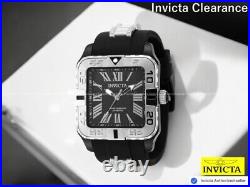 Invicta Men's Subaqua Swiss Ronda Quartz Black MOP Dial Silicone Band 44mm Watch