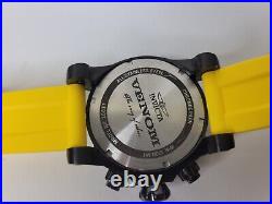 Invicta Men's Venom Chronograph Watch Gray Yellow 26637 53.7mm