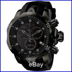 Invicta Men's Venom Swiss Quartz Chrono 1000m Black Stainless Steel Watch 6051