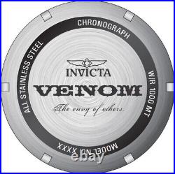 Invicta Men's Venom Tinted Crystal Dial Quartz Titanium Stainless Steel Watch