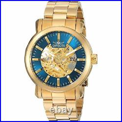 Invicta Men's'Vintage' Automatic Stainless Steel and Leather Casual Watch Mode