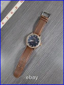 Invicta Men's Vintage Excalibur Automatic Watch Brown Leather 21978 52mm watch