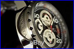 Invicta Men's Watch 28145 Aviator Flight Split Case Chronograph Black Dial Band
