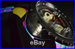 Invicta Men's Watch 28156IN Aviator Black Dial Iridescent SS Bracelet Chronograp