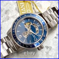 Invicta Men s Watch Automatic Swiss Made Silver Blue New