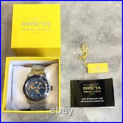 Invicta Men s Watch Automatic Swiss Made Silver Blue New