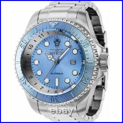 Invicta Men's Watch Hydromax Light Blue and Silver Tone Dial SS Bracelet 37727