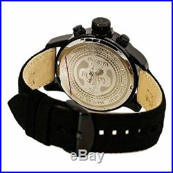 Invicta Men's Watch I-Force Chronograph Lefty Black Dial Black Fabric Strap 1517