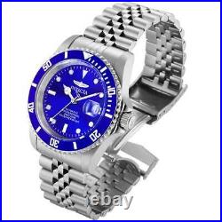 Invicta Men's Watch Pro Diver Automatic Blue Dial Silver Tone Bracelet 29179