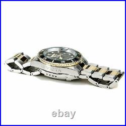 Invicta Men's Watch Pro Diver Black Dial Automatic Two Tone Steel Bracelet 8927C