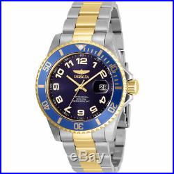 Invicta Men's Watch Pro Diver Quartz Blue Dial Two Tone Bracelet 30692