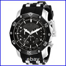 Invicta Men's Watch Pro Diver Quartz Chronograph Black and Gunmetal Dial 28753