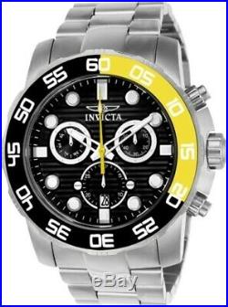 Invicta Men's Watch Pro Diver Scuba Black and Silver Tone Dial Bracelet 21553