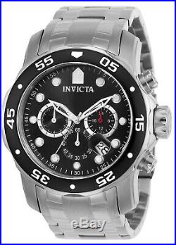 Invicta Men's Watch Pro Diver Scuba Black and Silver Tone Dial Bracelet 21920