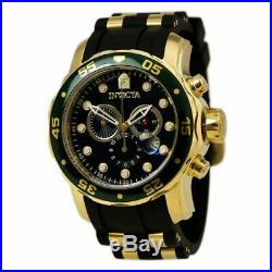 Invicta Men's Watch Pro Diver Scuba Chronograph Black MOP Dial Dive Strap 17883