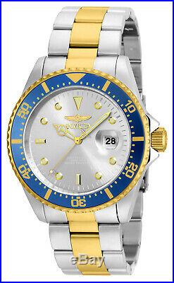 Invicta Men's Watch Pro Diver Two Tone Gold and Silver Tone Bracelet 22061