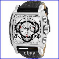Invicta Men's Watch S1 Rally Chronograph Silver Tone and Black Dial Strap 27918
