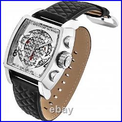 Invicta Men's Watch S1 Rally Swiss Quartz Chronograph Black Leather Strap 27917