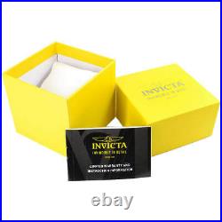 Invicta Men's Watch Specialty Quartz Black Dial Yellow Gold Steel Bracelet 31125
