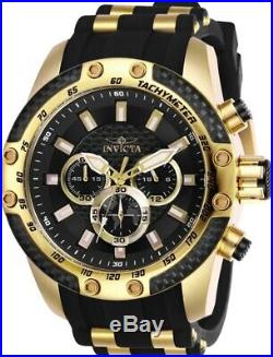 Invicta Men's Watch Speedway Black and Gold Tone Dial Two Tone Strap 25940