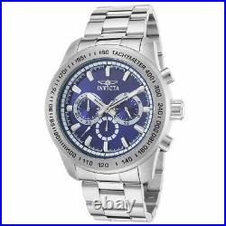 Invicta Men's Watch Speedway Chronograph Blue Dial Quartz Bracelet 21795