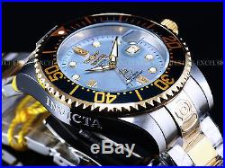 Invicta Mens 300M Diamond Grand Diver Automatic Ltd. Ed. TwoTone SS MOP Watch