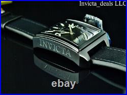 Invicta Mens 45mm RUSSIAN DIVER Swiss Ronda Movement BLACK DIAL Black Tone Watch