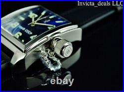 Invicta Mens 45mm RUSSIAN DIVER Swiss Ronda Movement BLUE DIAL Silver Tone Watch
