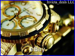 Invicta Mens 46mm CAPSULE Swiss Chronograph White MOP Dial Stainless Steel Watch