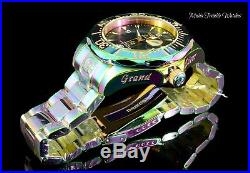 Invicta Mens 47mm Grand Diver Automatic Black MOP Dial IRIDESCENT Bracelet Watch