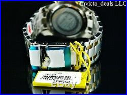 Invicta Mens 50mm Pro Diver SCUBA Chrono Green Fiber Glass Gold Tone 2Tone Watch