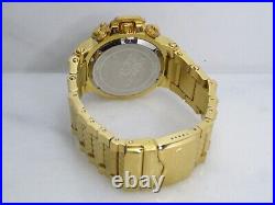 Invicta Mens 50mm Subaqua Noma III Swiss Quartz Chrono Watch 5405 Goldtone Read