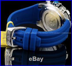Invicta Mens 51mm Bolt Swiss ETA Chronograph RD Stainless Steel Blue Strap Watch