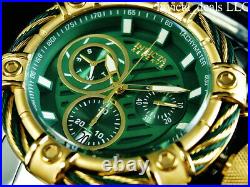 Invicta Mens 52mm BOLT Gen II Swiss Chronograph GREEN DIAL Limited Edition Watch