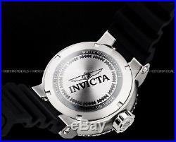 Invicta Mens 52mm Grand Pro Diver Black Dial Stainless Steel Black Strap Watch