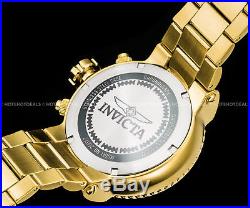 Invicta Mens 52mm Pro Diver Combat Seal Chronograph 18k Gold Plated 500MT Watch