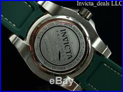 Invicta Mens 52mm Pro Diver OCEAN MASTER GREEN Dial Green & Silver Tone SS Watch