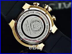 Invicta Mens 52mm S1 Rally Turbo Quartz Chronograph Gold Tone Champagne DL Watch