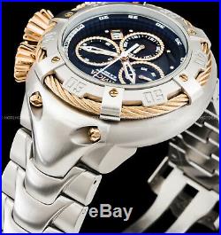 Invicta Mens 52mm Thunderbolt Swiss Chronograph MOP Dial Stainless St 500M Watch