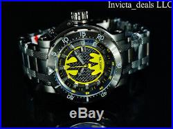 Invicta Mens 62mm DC Comics BATMAN Automatic Limited Edition SS Bracelet Watch