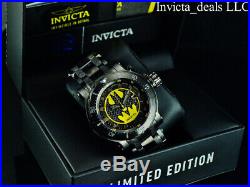Invicta Mens 62mm DC Comics BATMAN Automatic Limited Edition SS Bracelet Watch